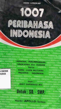 Image of 1007 Peribahasa Indonesia Untuk SD-SMP