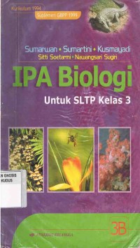Image of IPA Biologi Untuk SLTP Kelas 3