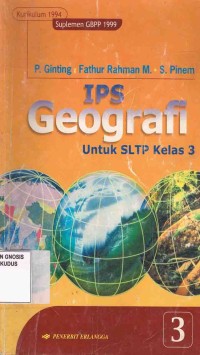 Image of IPS Geografi Untuk SLTP Kelas 3