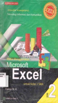 Image of Mahir Menggunakan Exel untuk kelas 1 SMA jilid 2