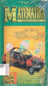 Image of Matematika 2A untuk kelas II Caturwulan 1 SLTP