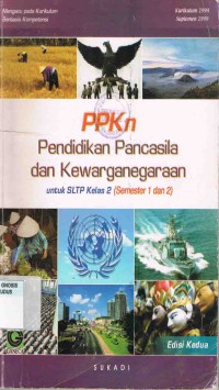Image of PPKn Pendidikan Pancasila dan Kewarganegaraan untuk SLTP Kelas 2