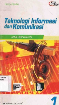 Image of Teknologi Informasi dan komunikasi untuk SMP Kelas VII jilid 1