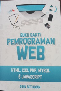 Image of Buku Pemrograman WEB