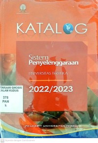 Image of Katalog Sistem Penyelenggaraan  Universitas Terbuka 2022/2023