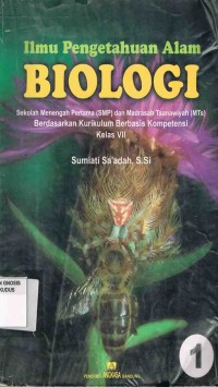 Image of Ilmu Pengetahuan Alam Biologi SMP dan MTs Kelas VII